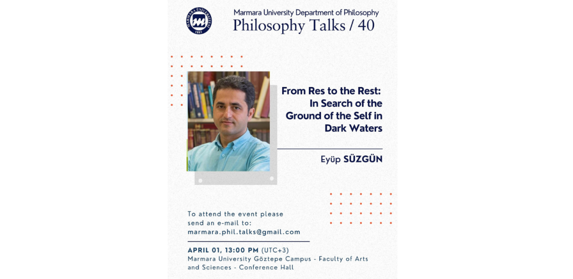 From Res to the Rest: In Search of the Ground of the Self in Dark Waters - Eyüp Süzgün